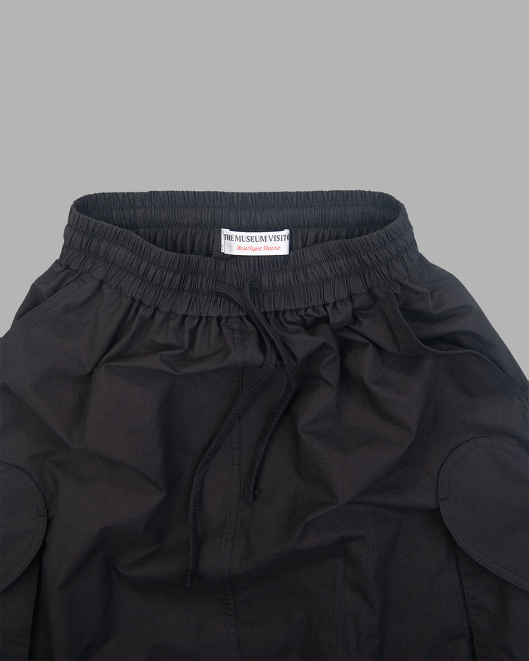 ◆THE MUSEUM VISITOR◆ HEART CARGO BALLOON SKIRT BLACK 14221 HEART CARGO BALLOON SKIRT (BLACK) : THE MUSEUM VISITOR