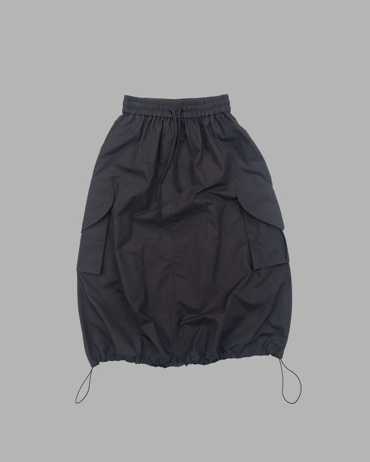 ◆THE MUSEUM VISITOR◆ HEART CARGO BALLOON SKIRT BLACK 14221 HEART CARGO BALLOON SKIRT (BLACK) : THE MUSEUM VISITOR