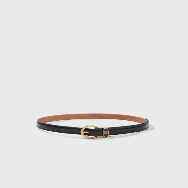 [EENK] / ☆ ZENE Buckled Brooch Pendant Belt / Black ZENE Buckled Brooch Pendant Belt - Black : EENK SHOP