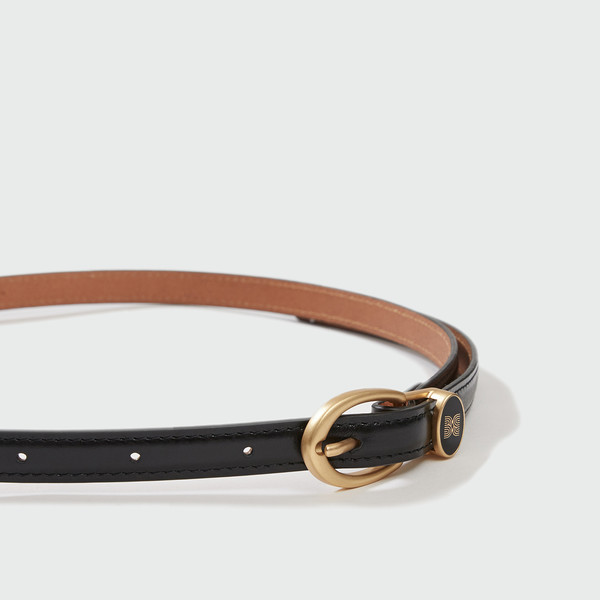 [EENK] / ☆ ZENE Buckled Brooch Pendant Belt / Black ZENE Buckled Brooch Pendant Belt - Black : EENK SHOP
