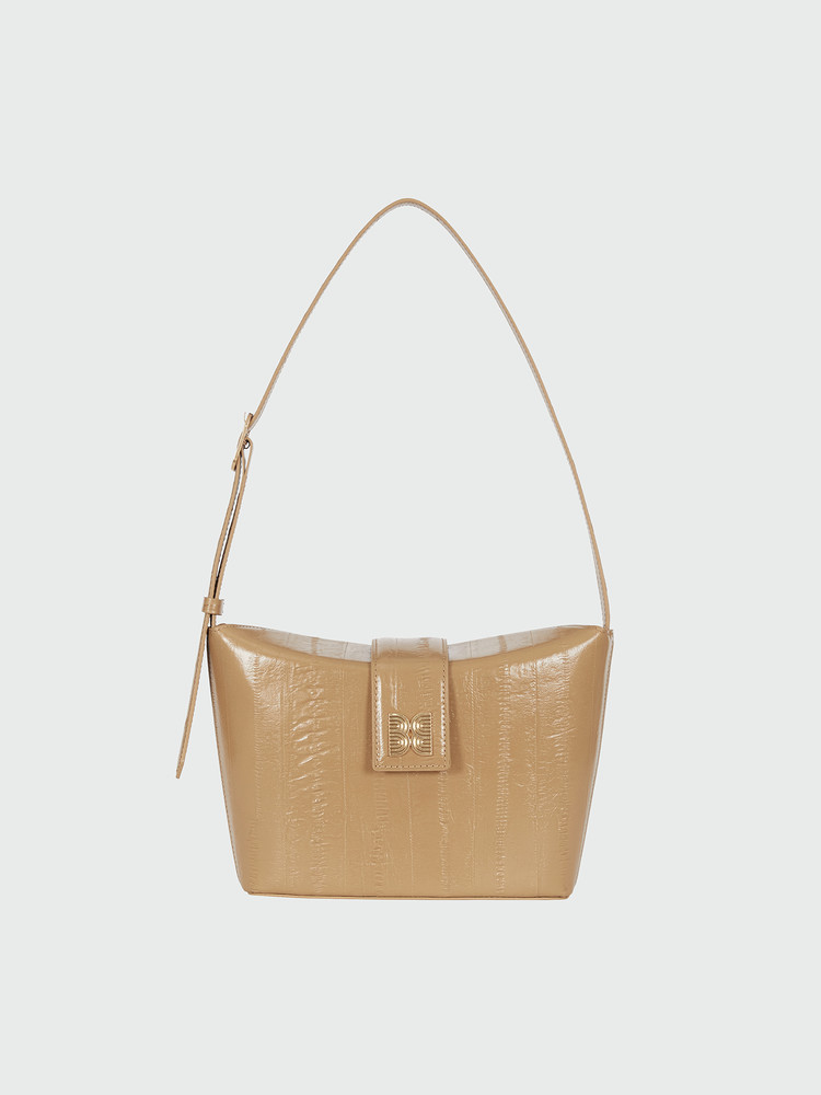 [EENK]HOBART Folded Small Bucket Bag★日本未入荷★定価以下 HOBART Folded Top Small Bucket Bag - Black : EENK SHOP