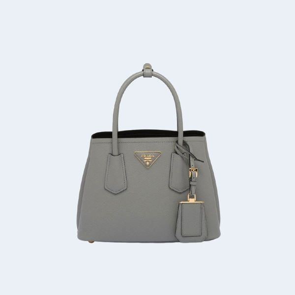 프라다 더블 사피아노 스몰백 그레이