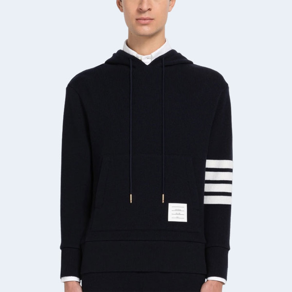 톰브라운 캐시미어 와플 4바 후드