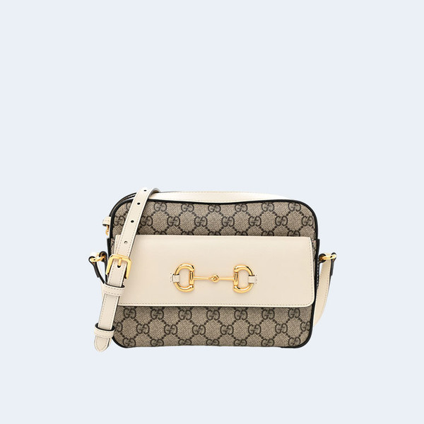 구찌 GG 수프림 모노그램 스몰 홀스빗