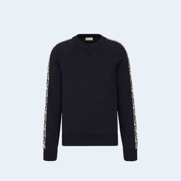 디올 오블리크 인서트 스웨터