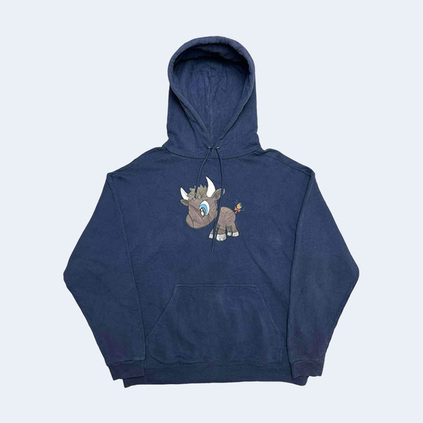 발렌시아가 무스 후디 블루