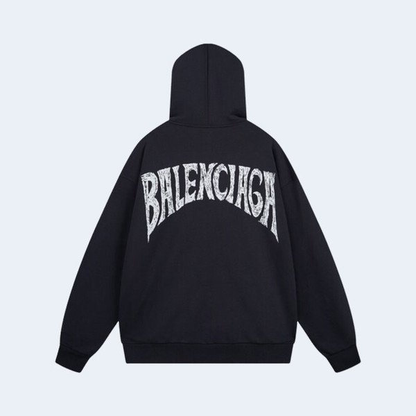 발렌시아가 블랙 파리 트로피컬 후디