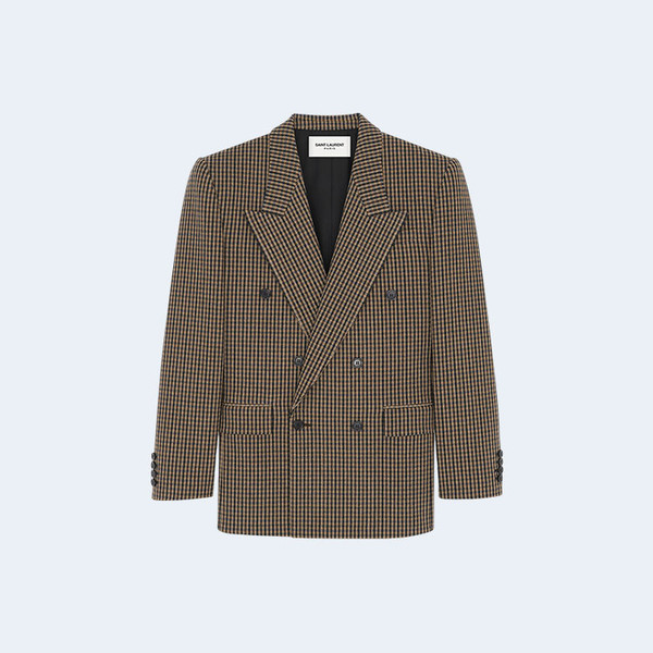 생로랑 비시 울 오버사이즈 자켓