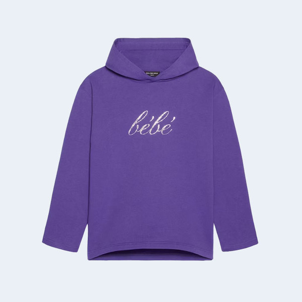 발렌시아가 베베 크롭 후디