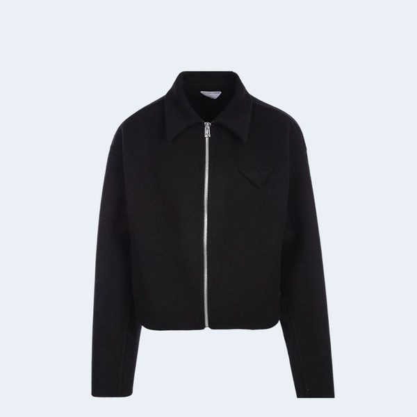 보테가베네타 울 블루종 자켓