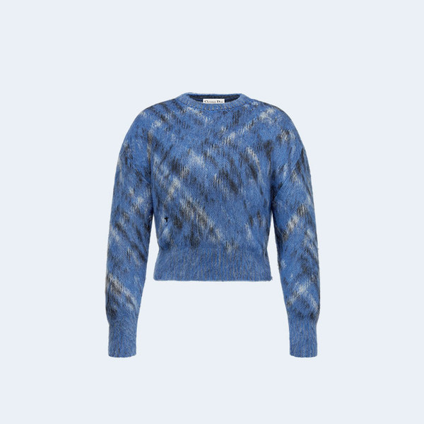 디올 모헤어 알파카 니트 스웨터