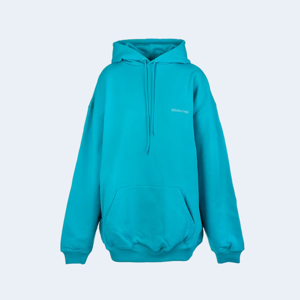 발렌시아가 유니섹스 BB 오버사이즈 후디