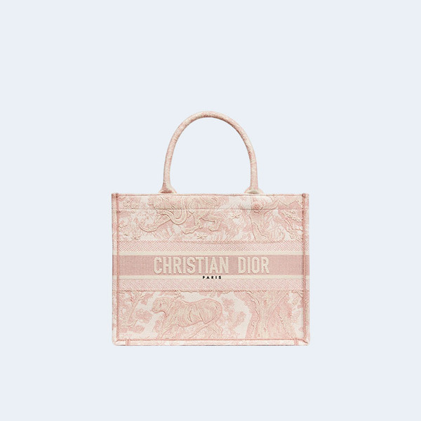 디올 북 토트 스몰 백 핑크