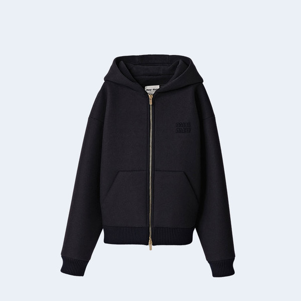 미우미우 클로스 후디 자켓