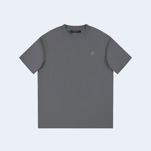 루이비통 오가닉 코튼 티셔츠 그레이