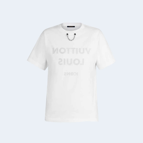 루이비통 프린트 티셔츠 화이트