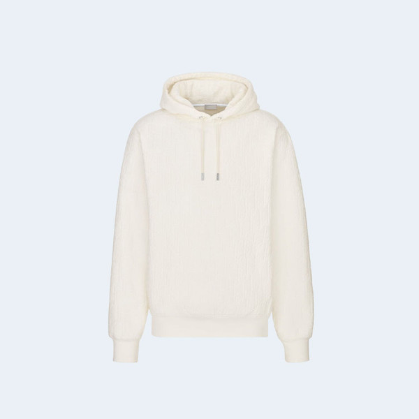 디올 오블리크 후드 화이트