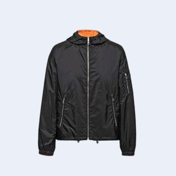 프라다 리나일론 삼각로고 리버시블 자켓