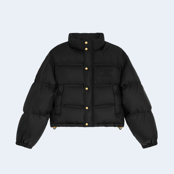 셀린느 크롭 트리옹페 다운 자켓