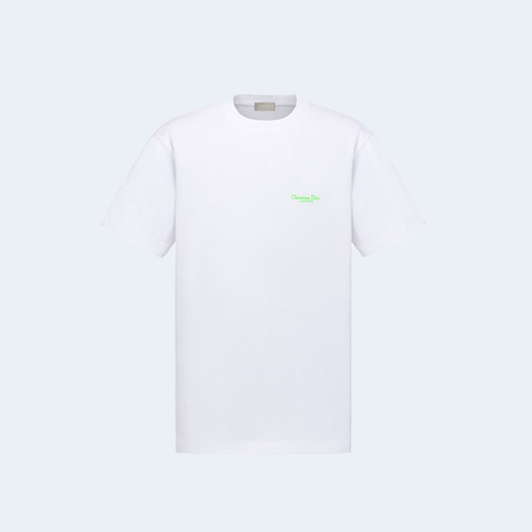 디올 꾸뛰르 캐주얼 핏 티셔츠 화이트