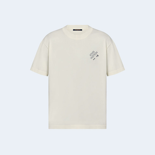 루이비통 시그니처 쇼트 슬리브 티셔츠 1AATX6