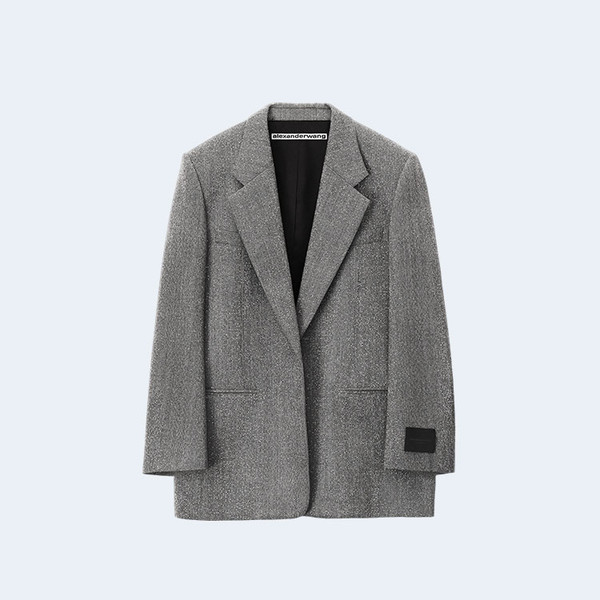 알렉산더 왕 헤링본 테일러링 오버사이즈 블레이저