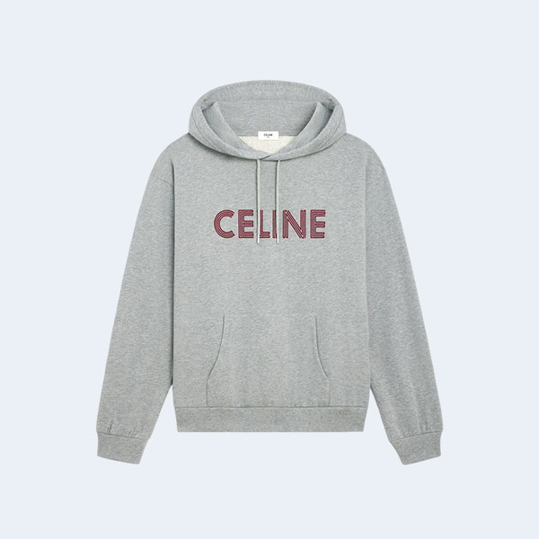 셀린느 코튼 플리스 루즈 후드