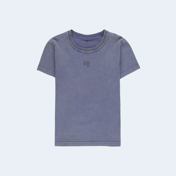 알렉산더 왕 로고 프린트 저지 티셔츠