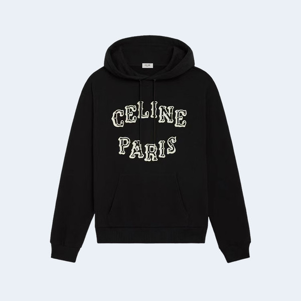 셀린느 블랙 웨스턴 스웨트셔츠