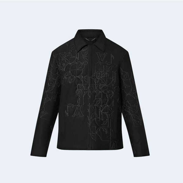 루이비통 뮤직 라인 엠브로이디드 퀄트 자켓