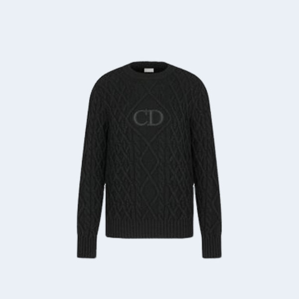디올 미드나잇 시그니처 니트 블랙