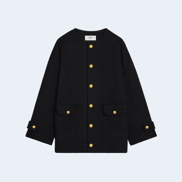 CELINE 셀린느 첼시 코트 더블 페이스 캐시미어 블랙 ▶매장-920만원대◀