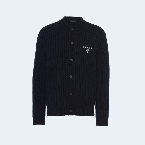 프라다 자수 니트 웨어 가디건