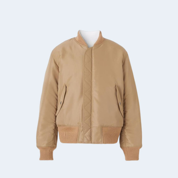 버버리 리버시블 플리스 봄버 자켓