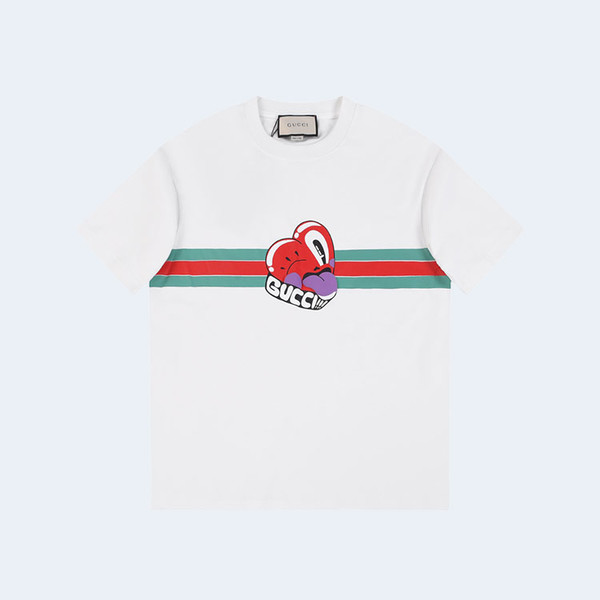 구찌 하트 로고 티셔츠 화이트