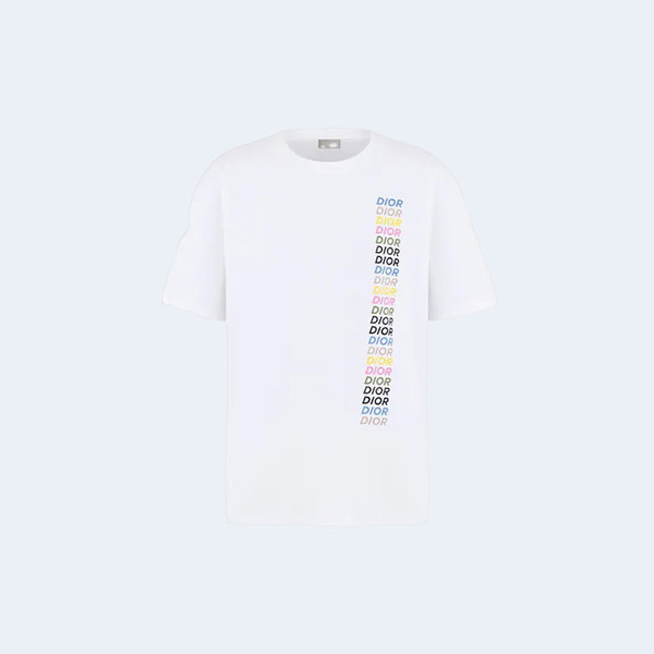 디올 릴렉스핏 올아닉 티셔츠 화이트