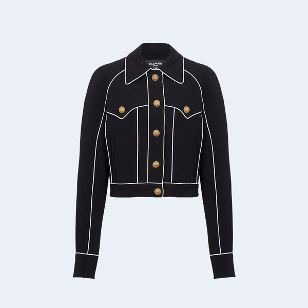 발망 웨스턴 크레이프 자켓