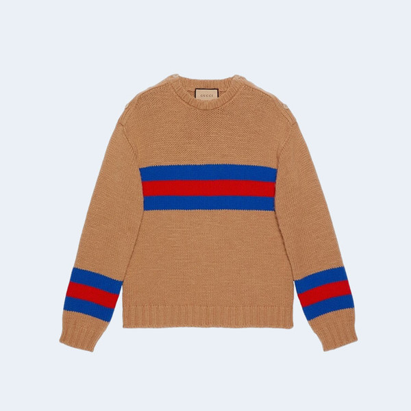 구찌 인타르시아 울 스웨터