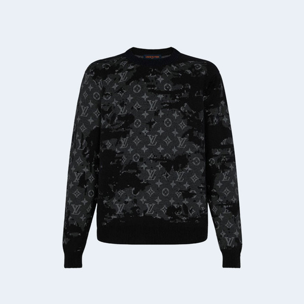 루이비통 디스트레스드 모노그램 니트