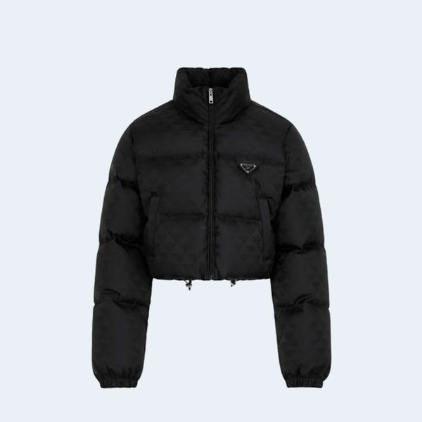 프라다 크롭 다운 자켓