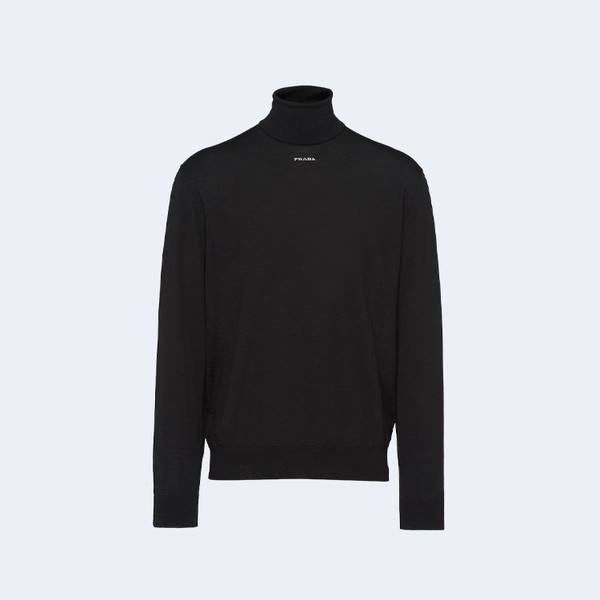 프라다 슈퍼파인 터틀넥 스웨터