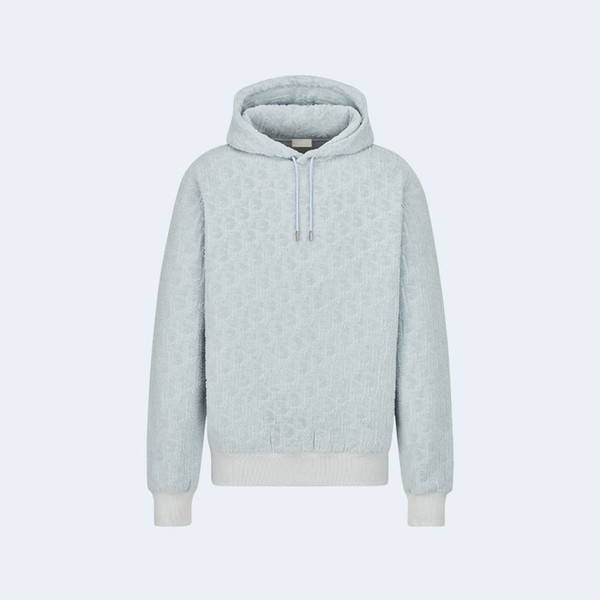 디올 오블리크 후드 스카이블루