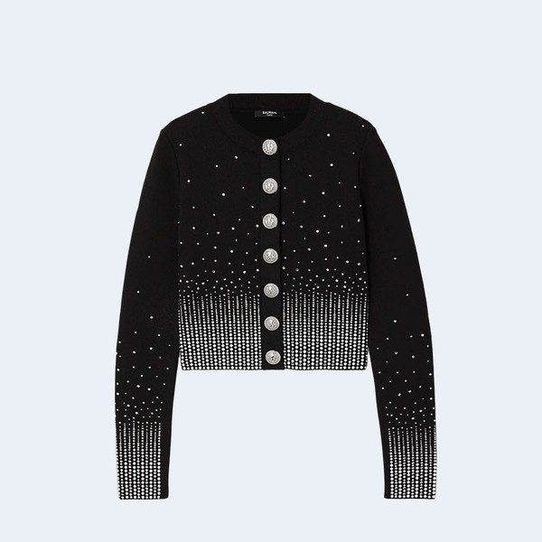 발망 크리스탈 엠벨리시드 니트 가디건