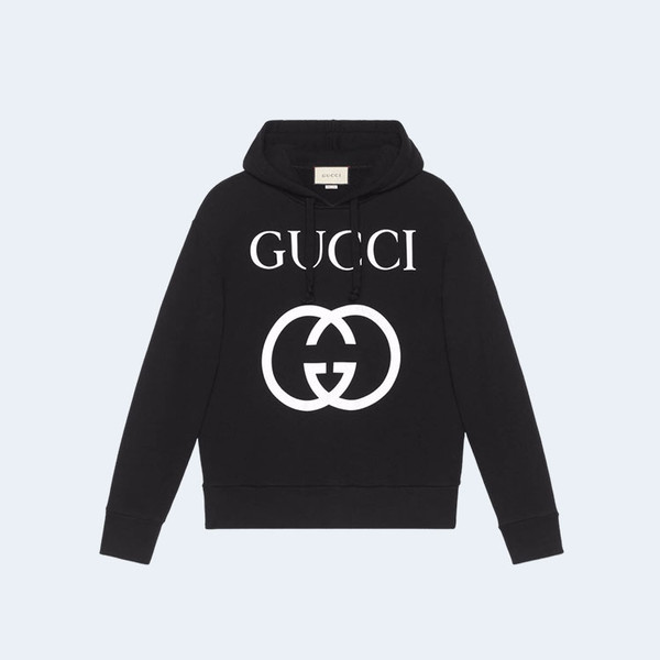 구찌 인터로킹 G 디테일 후드