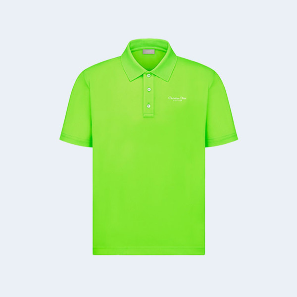 디올 꾸뛰르 폴로 셔트 형광 그린