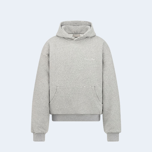 디올 COUTURE 후드 스웨트셔츠 그레이