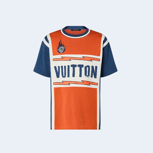 루이비통 반소매 코튼 티셔츠 1AFANQ