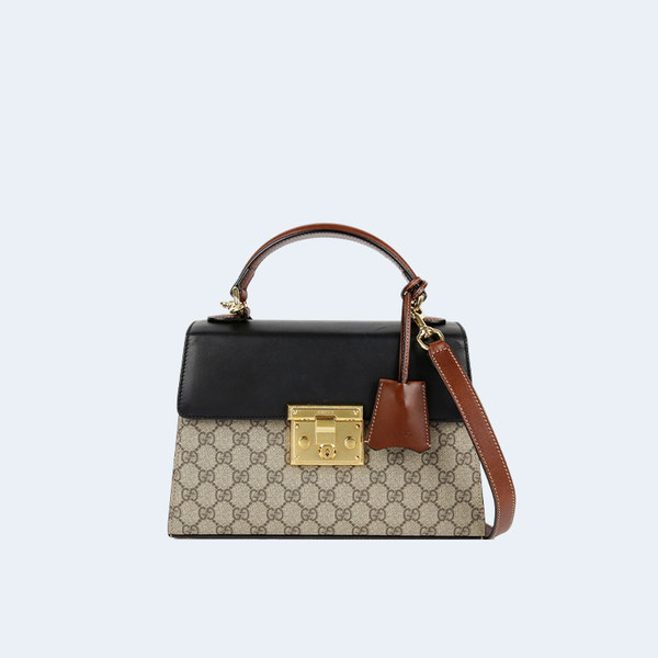 구찌 패들락 GG 수프림 캔버스 숄더백