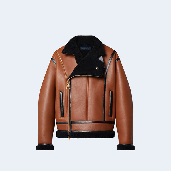 루이비통 어시메트리컬 시어링 에비에이터 자켓 1AABGK