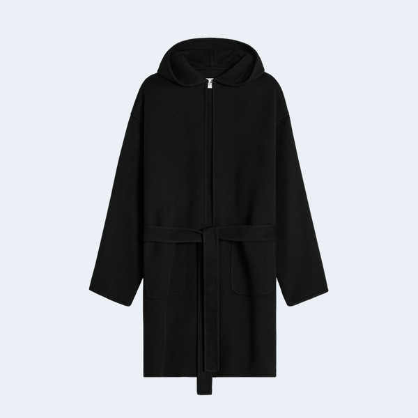 셀린느 더블 페이스 캐시미어 후드 코트